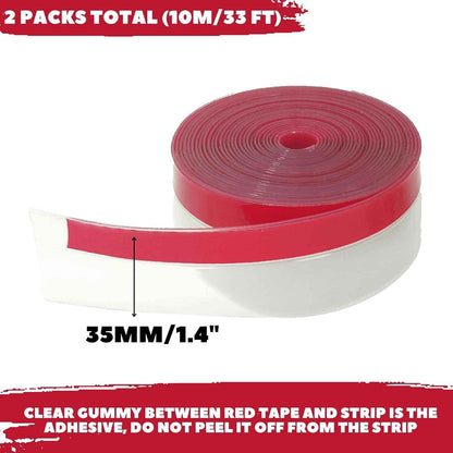 ClearGuard Silicone Draft Stopper – Seamless Window Seal for Bedroom Aesthetic