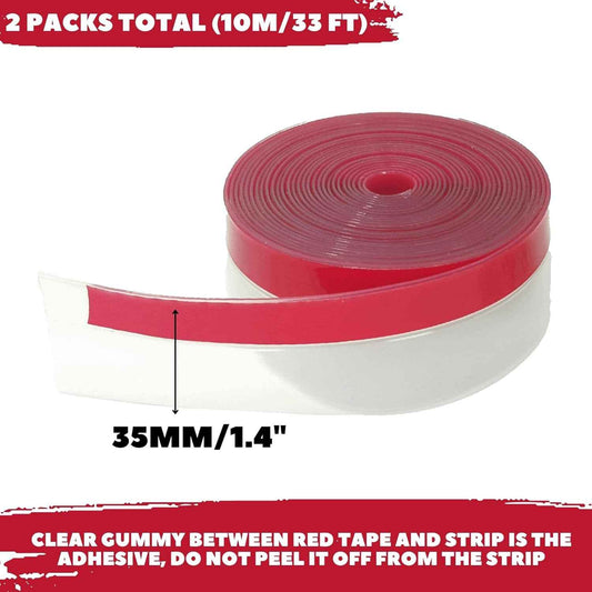 ClearGuard Silicone Draft Stopper – Seamless Window Seal for Bedroom Aesthetic