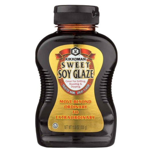 Kikkoman Sweet Soy Glaze 11.8 oz – Refrigerator Door Pantry Staple for Modern Home Kitchens