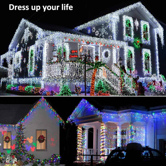 Brizled Color Changing Icicle Lights – Nursery & Playroom Safe Decor, Cool-to-Touch Low Voltage LED