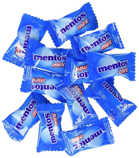 Mentos Foodkoncept Chewy Classic Fresh Mint Flavor – Office Desk Candy Dish Supply for Reception Counters and Conference Rooms