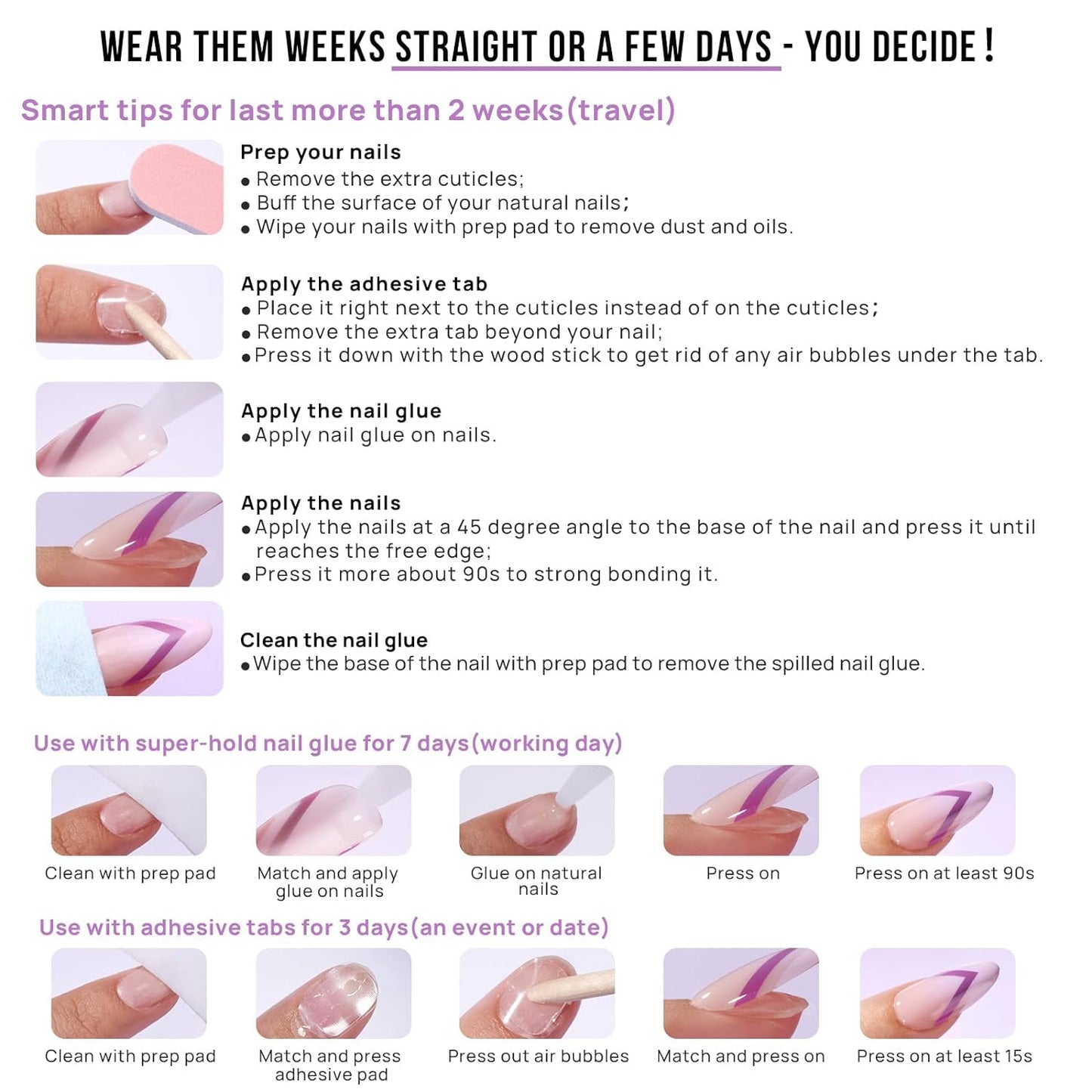 BTArtbox_Square_Ombre_Press_On_Nails_-_Soft_Gel_Press_On_Nails_Short_with_Nail_Glue,_15_Sizes_-_30_Reusable_Fake_Nails_Kit,_Vanilla_Cream