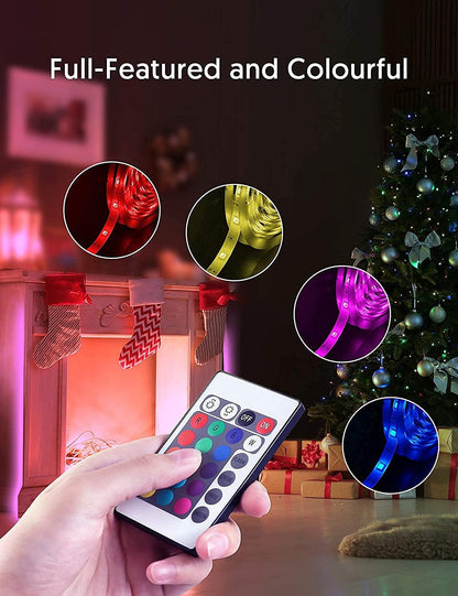 111111 Battery Powered LED Strip Lights – Cool-to-Touch Kids Room & Nursery Accent Lighting
