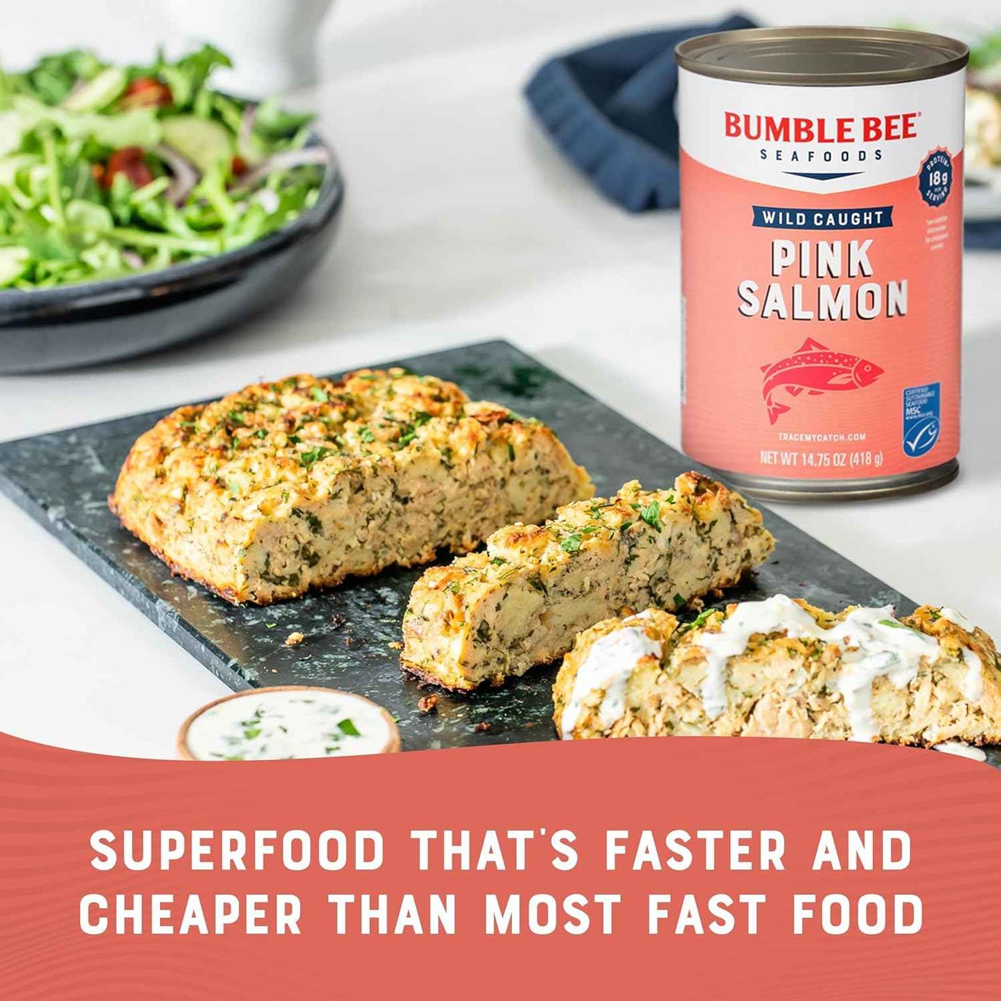 Bumble Bee Wild Pink Salmon – Quick Office Lunch Protein for Focused Workday Meal Prep