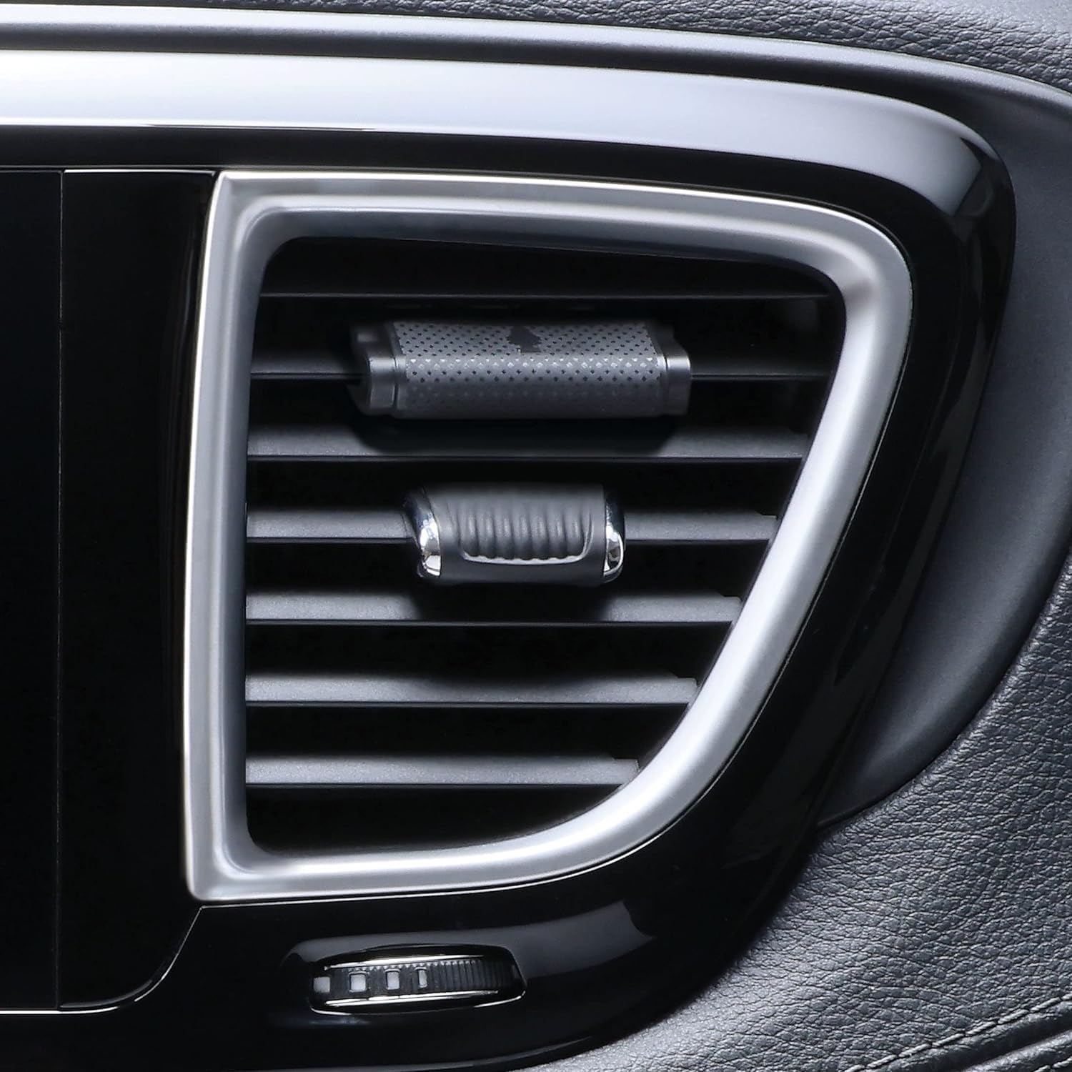 LITTLE_TREES_Car_Air_Freshener,_Vent_Wrap_Provides_Long-Lasting_Scent,_Slip_on_Vent_Blade._Black_Ice,_16_Air_Fresheners,_4_Count_(Pack_of_4)