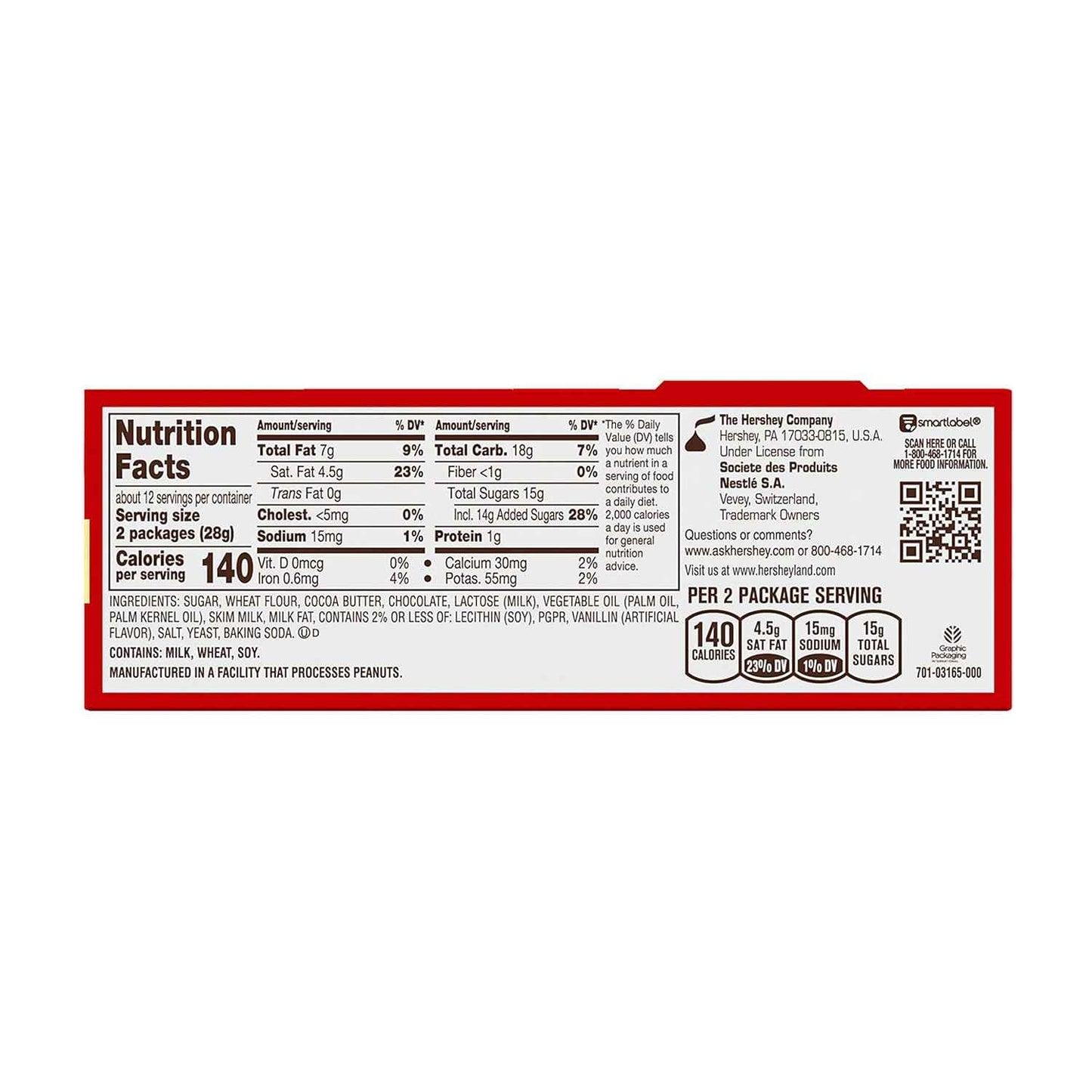 KIT KAT Milk Chocolate Wafer Bars – Valentine's Day Candy Gift for Her, 25 Individually Wrapped Snack Size Pieces