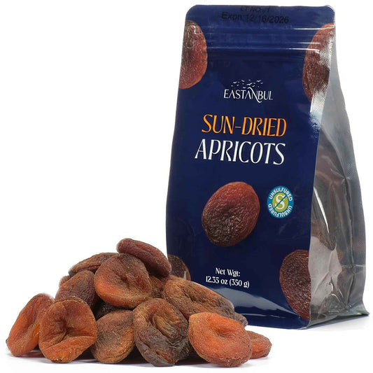 Eastanbul Turkish Apricots No Sugar Added – Calm Afternoon Treat for Tea Rituals and Self-Care Mornings