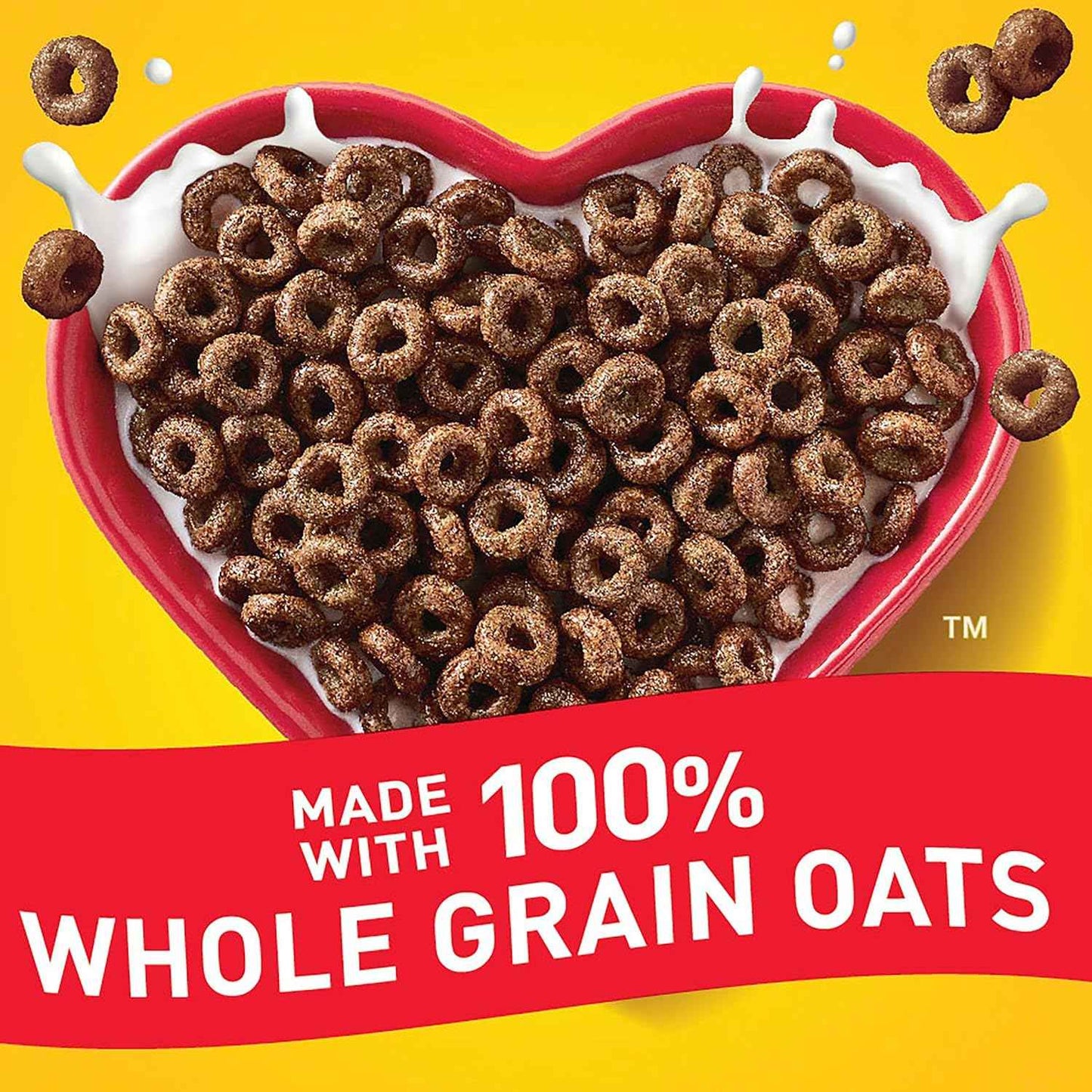 Chocolate Cheerios Whole Grain Oats Cereal – Cocoa Antioxidants and Heart-Smart Breakfast for Mindful Morning Routines, 19.2 oz