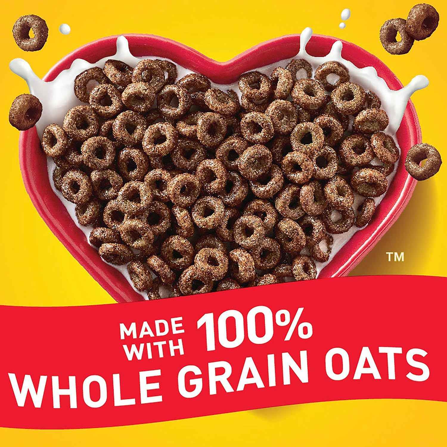 Chocolate Cheerios Whole Grain Oats Cereal – Cocoa Antioxidants and Heart-Smart Breakfast for Mindful Morning Routines, 19.2 oz