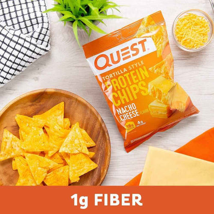 Quest Nutrition Chili Lime Tortilla Style Protein Chips – 12 Count Gift Box for Gym Lovers and Macro Trackers