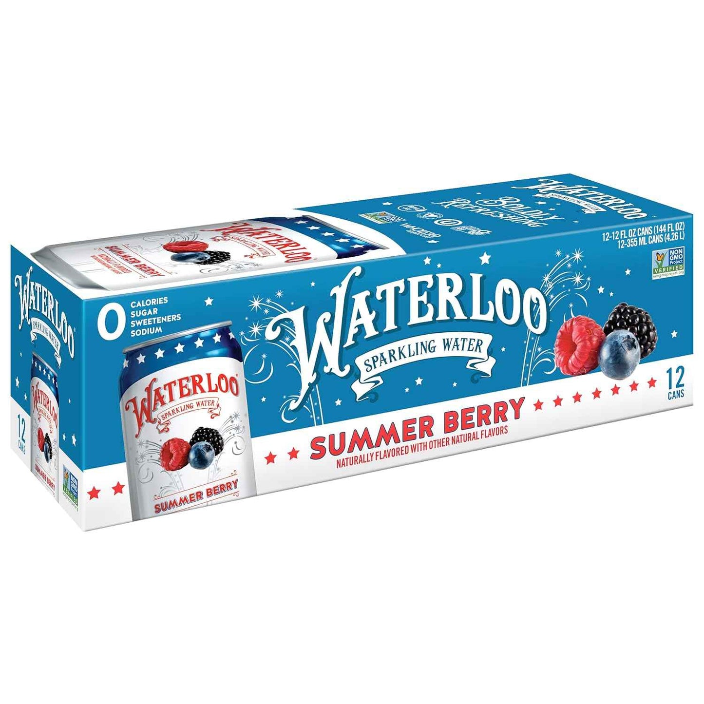 Waterloo Sparkling Water Guava Berry – Healthy Hostess Gift for Housewarming Celebrations