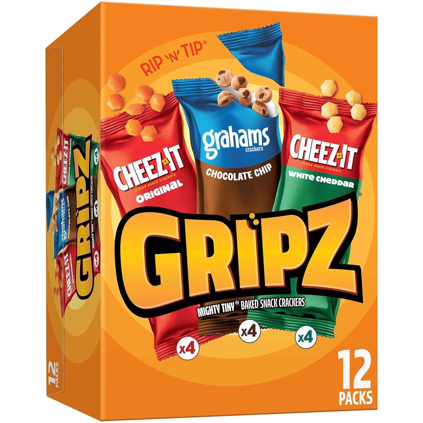 Kellogg's Gripz Mini Snack Variety Pack – Holiday Stocking Stuffer and Christmas Lunchbox Surprise for Kids
