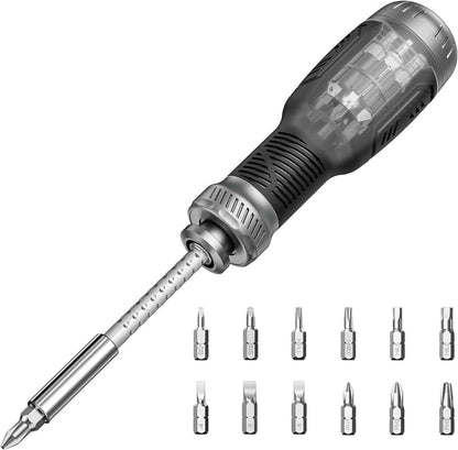 [Brand Name] 13-in-1 Multi-bit Screwdriver – One Tool to Replace a Cluttered Drawer of Drivers