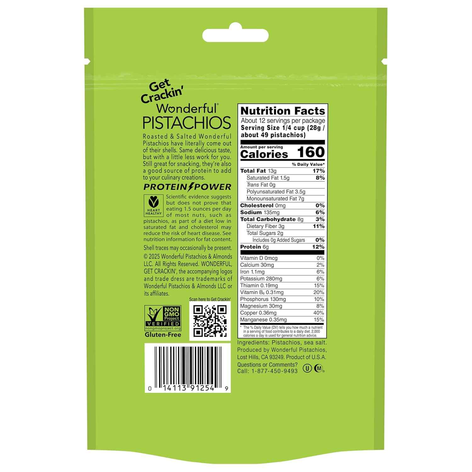 Wonderful Pistachios No Shells – Thoughtful Gourmet Snack Gift for Hostesses and Housewarmings