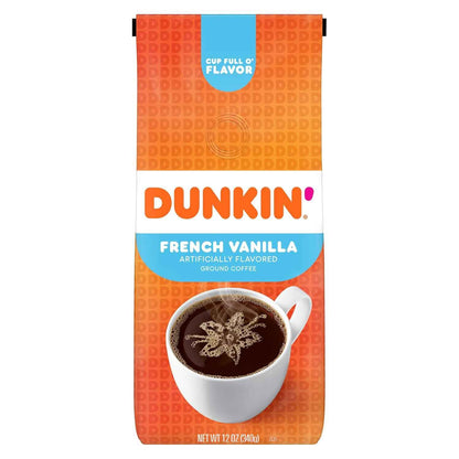 Dunkin' Hazelnut Ground Coffee – Toasty Scented Coffee for Yoga Room, Warm Medium Roast Ritual