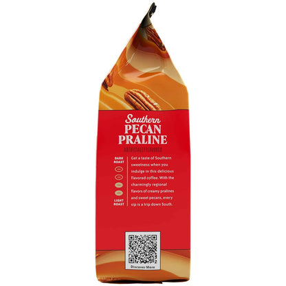 Community Coffee Pecan Praline Ground Coffee – Low-Acidity Brew for Focused Afternoon Work Sessions, 12 oz Medium Roast