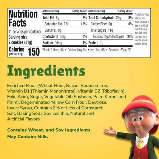 Keebler Vienna Fingers Creme Filled Sandwich Cookies 12 oz Pack of 1 – Kid-Friendly Lunchbox Treat for School and After-School Snacks