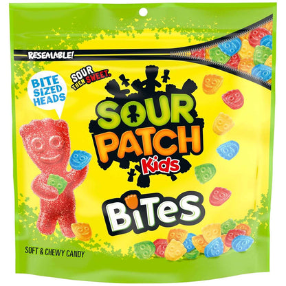SOUR PATCH KIDS Bites Soft & Chewy Candy, 12 oz – Nostalgic Birthday Gift for Her