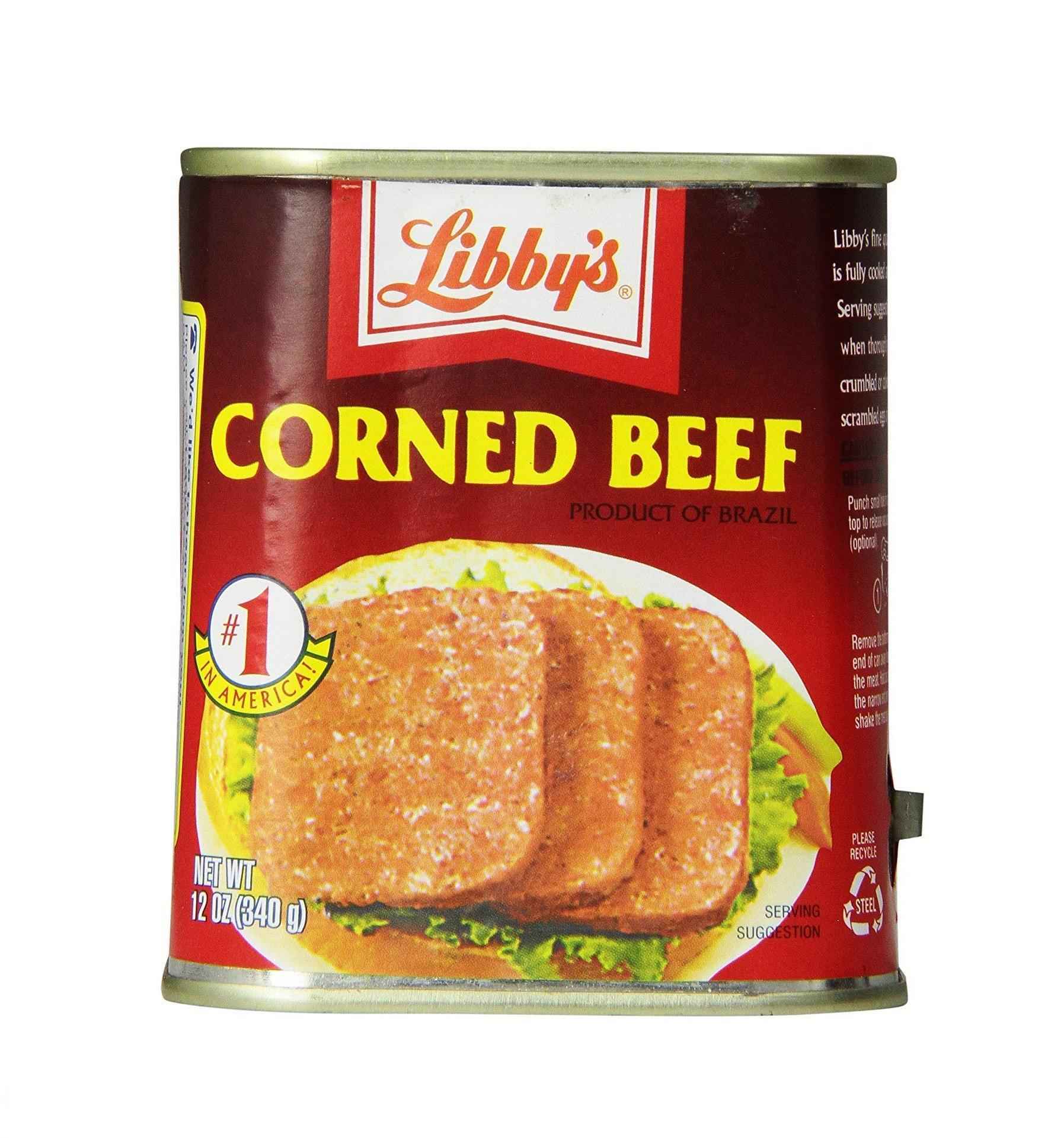 Libby's Corned Beef 12 oz – Shelf-Stable Protein for Camping Trips and Outdoor Cooking