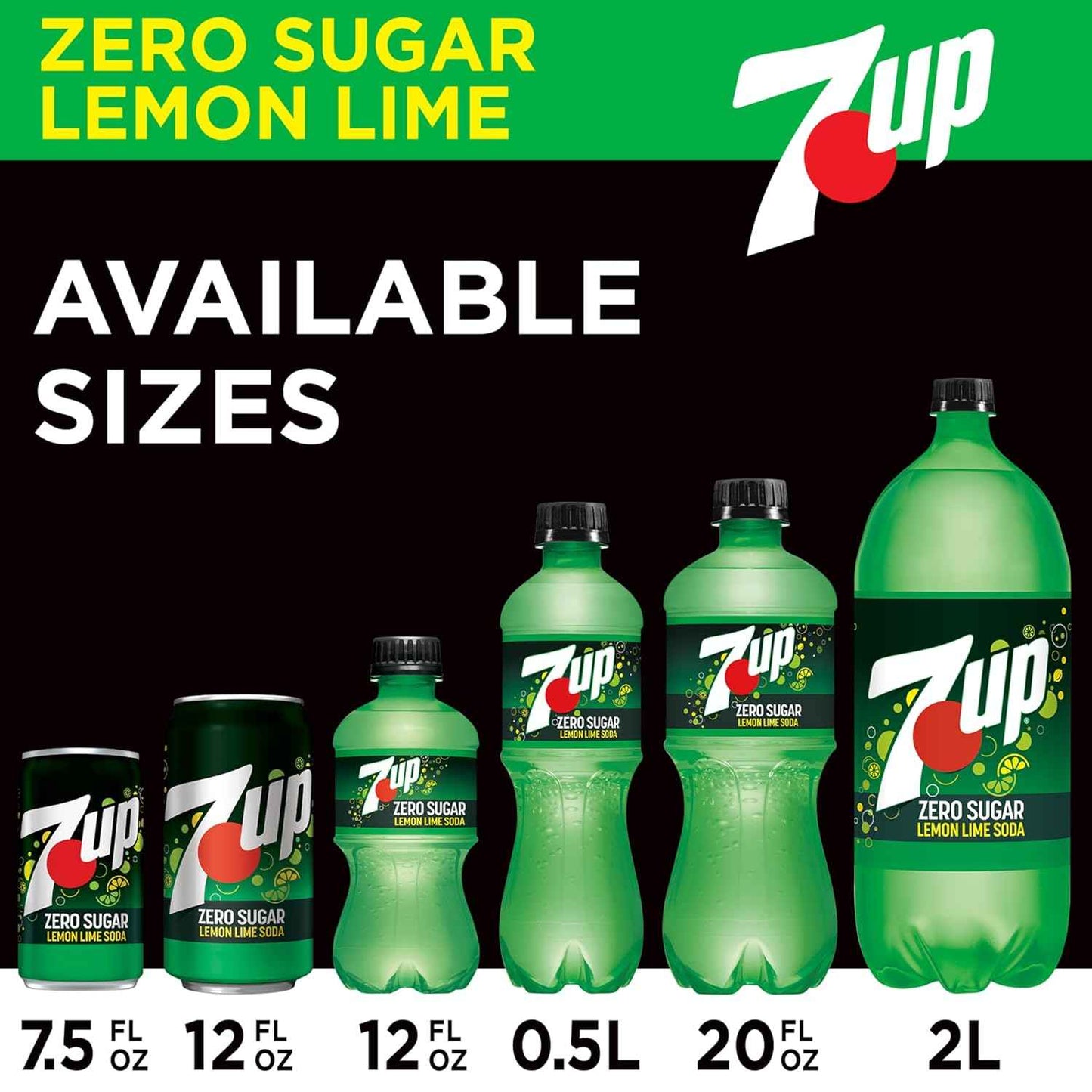7UP Zero Sugar Soda, 12-Pack Cans – Office Break Room Refreshment for Afternoon Focus