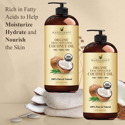 Handcraft_Blends_Organic_Fractionated_Coconut_Oil_-_100%_Pure_and_Natural_-_Premium_Grade_Carrier_Oil_for_Skin_and_Hair_-_Hair_and_Body
