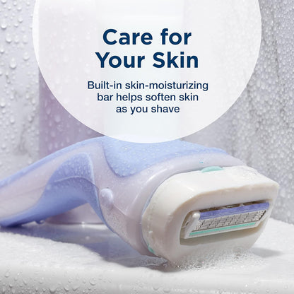 Razors_for_Women_|_1_Razor_&_2_Intuition_Razor_Blades_Refill_with_Organic_Cocoa_Butter