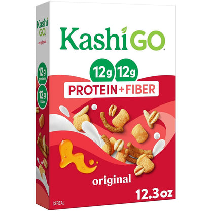 Kashi GO Protein Cereal – 12g Fiber and Protein to Support Your Gut Health and Self-Care Breakfast