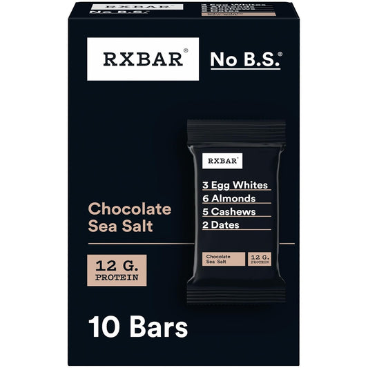 12g protein per bar from egg whites and nuts (20% dv)