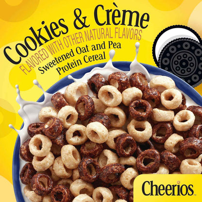 Cheerios Protein Cereal, Cookies and Crème – Post-Workout Recovery Bowl for Active Wellness Routines