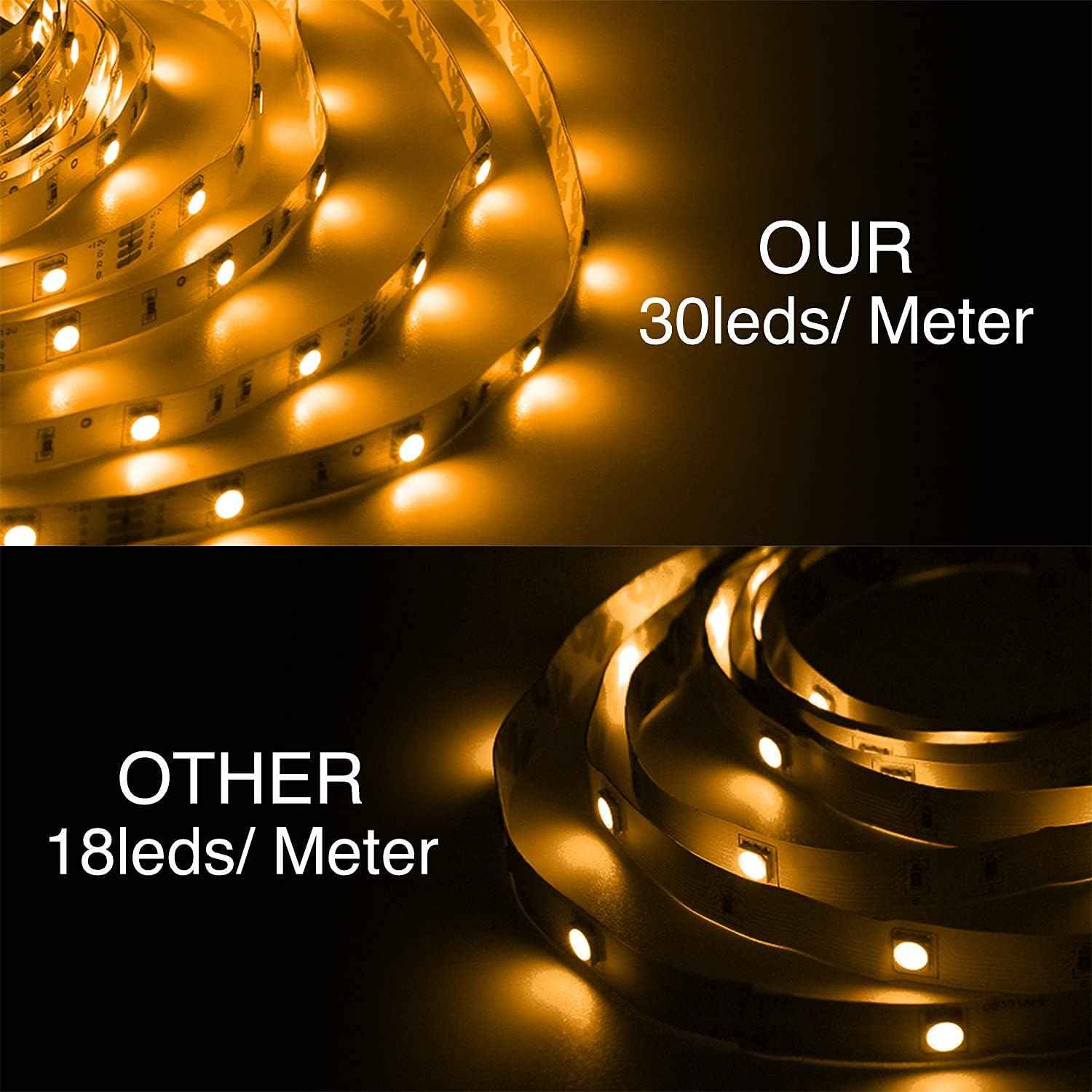 DAYBETTER LED Strip Lights – Camping and Backyard Party Lighting, Portable Waterproof Color Changing Tape with IR Remote