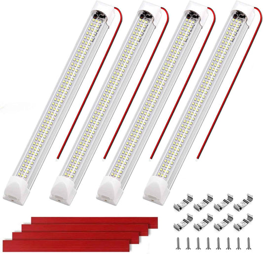 Briidea 12V LED Light Bar – Vibration-Proof Trailer & Cargo Bay Lighting, Waterproof Cool-White Strip