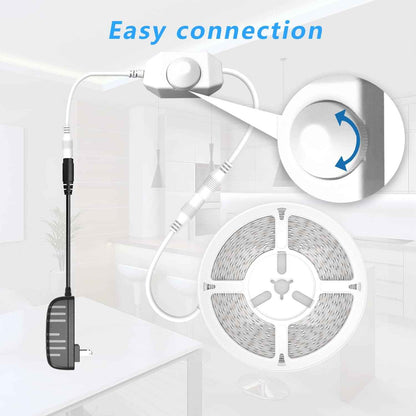 phopollo 12V LED Strip Lights – Cool-to-Touch Accent Lighting Safe Around Kids and Pets