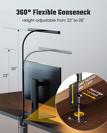12w led with cri 90, 90,000-hour average life, powered by included 5v/2.4a usb adapter