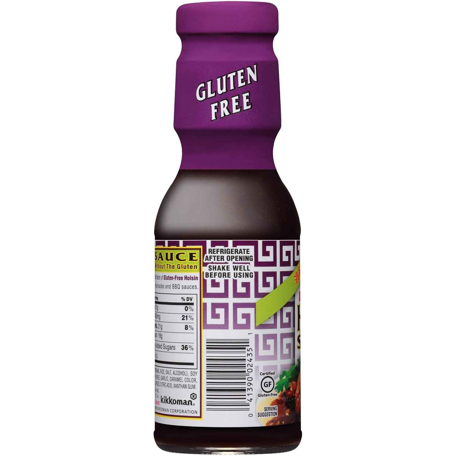 Kikkoman Gluten Free Hoisin Sauce – Clean-Label Pantry Staple for Health-Conscious Home Cooks, Stir-Fry Glaze & Dip