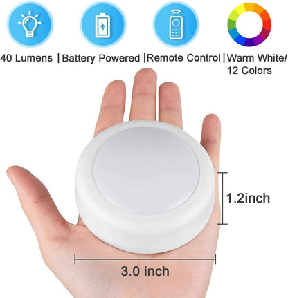 BLS LED Puck Lights — Clean Wireless Lighting for Uncluttered Modern Spaces