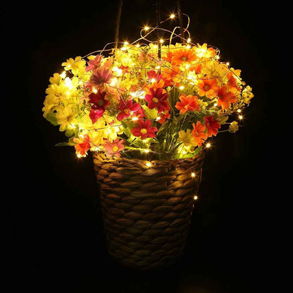 GDEALER Copper Wire String Lights 16.4ft 4 Pack – Housewarming Gift and Valentine's Day Present for Her