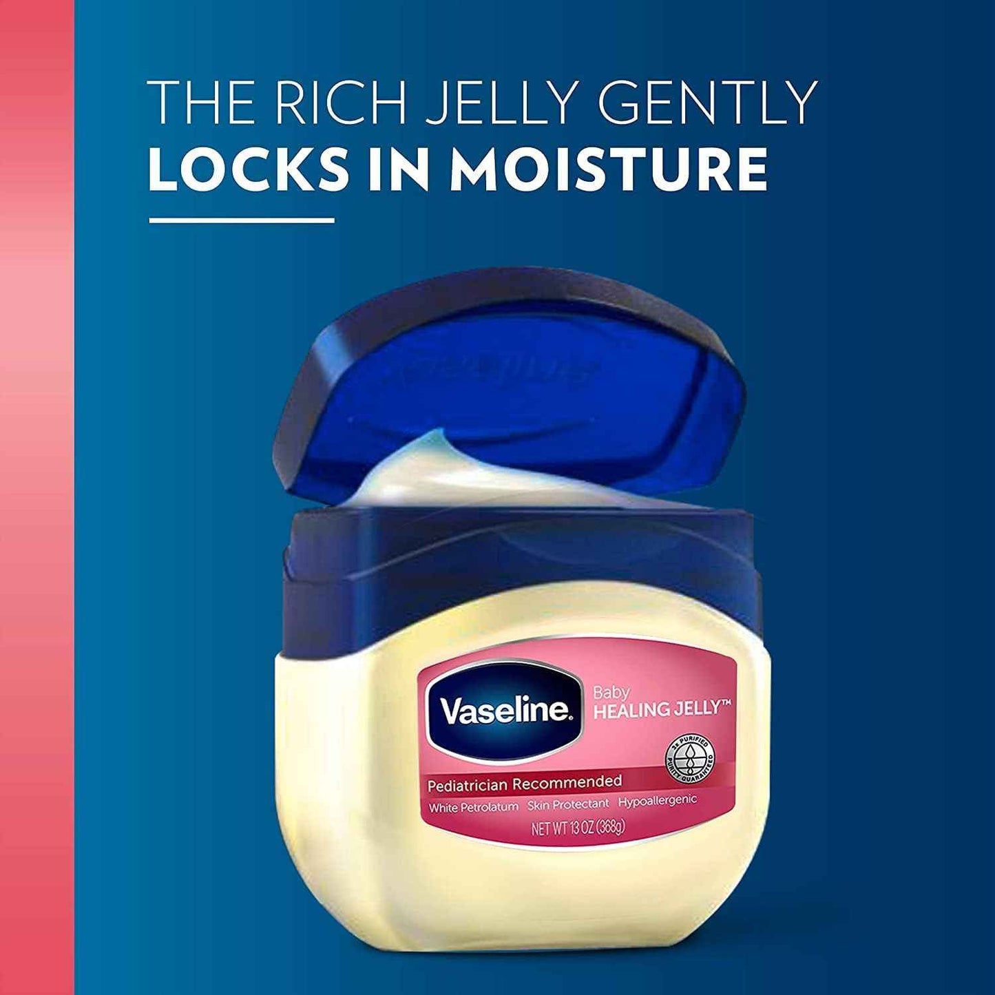 Vaseline Baby Petroleum Jelly 4-Pack – Simple One-Step Skin Protection for Streamlined Baby Care Routines