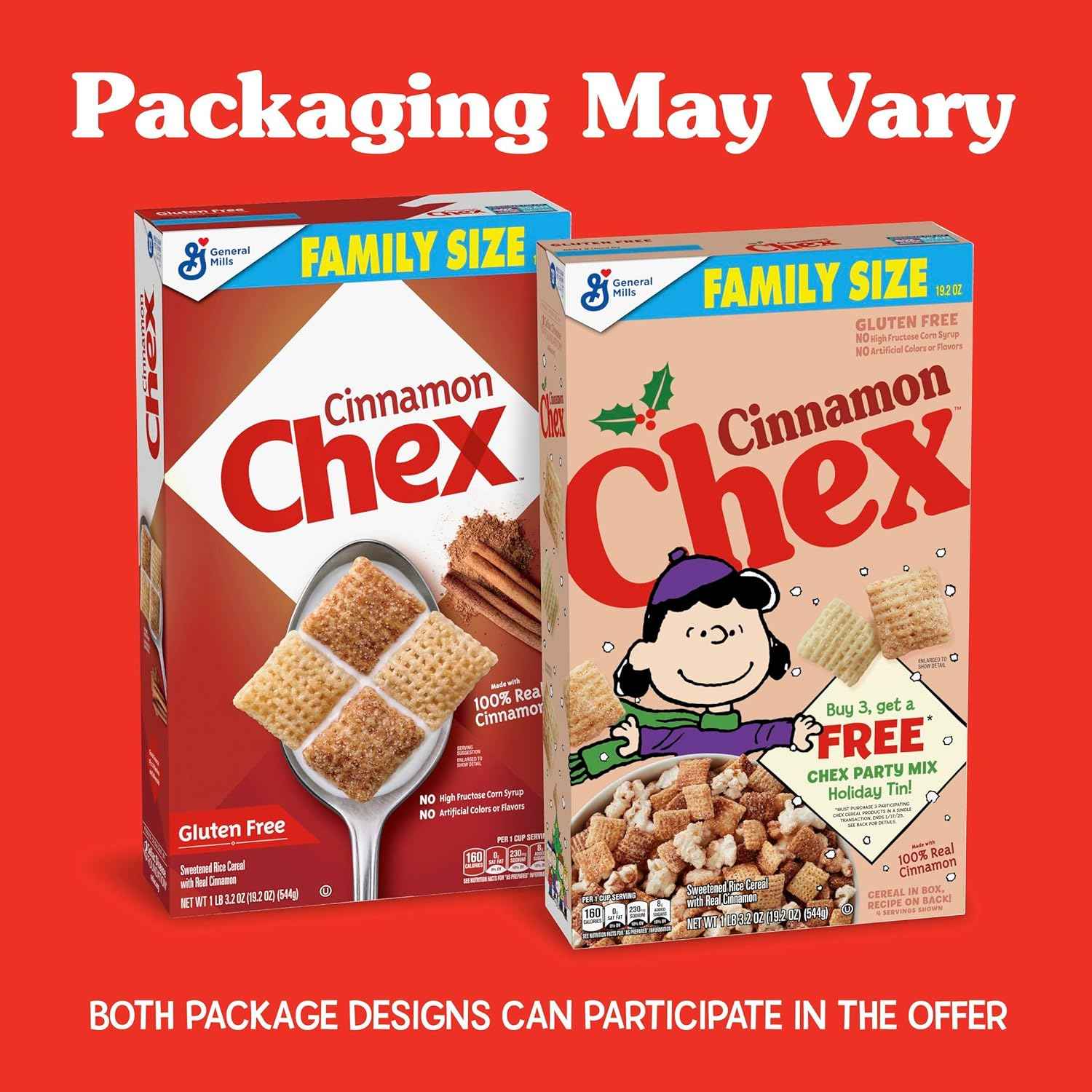 Cinnamon Chex Whole Grain Cereal – Clean-Ingredient Morning Bowl for Gluten-Free Living