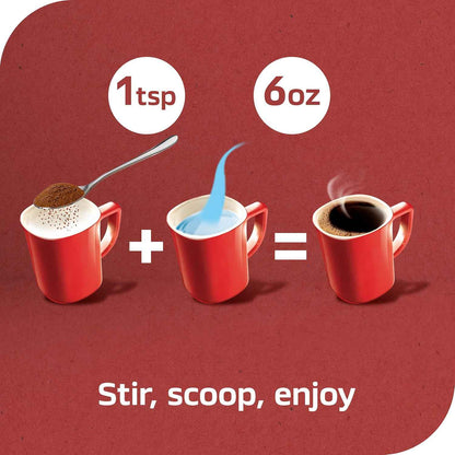 NESCAFÉ CLÁSICO Instant Coffee – RV and Road Trip Brew, Resealable Canister for Open-Air Mornings
