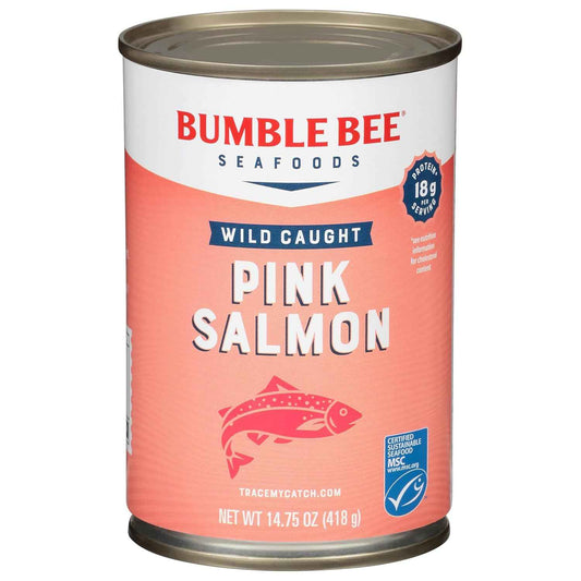 Bumble Bee Wild Pink Salmon – Quick Office Lunch Protein for Focused Workday Meal Prep