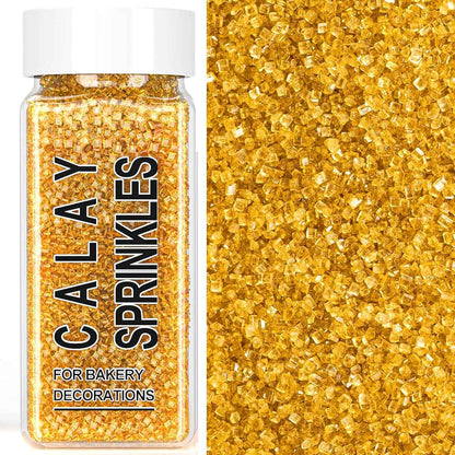Gold Sprinkles Premium Sanding Sugar – Luxurious Edible Crystals for Wedding and Event Cakes