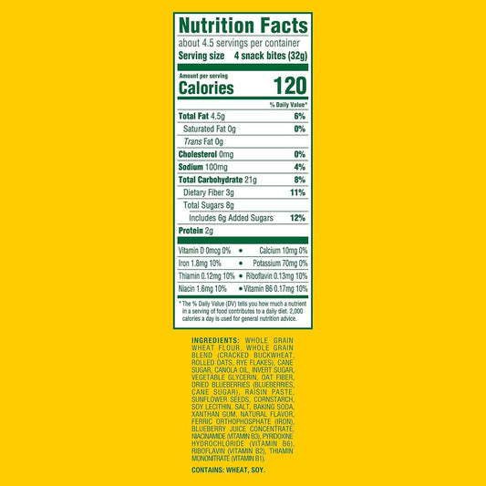belVita Energy Bites Blueberry Sunflower Seed – Grab-and-Go Commute Bite to Beat the 10 AM Slump