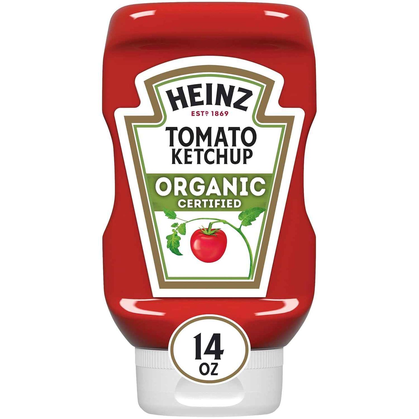 Heinz Organic Ketchup for Mindful Eating, No-GMO Sugar-Sweetened Tomato Sauce for Health-Conscious Households