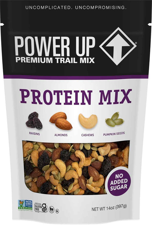 Power Up Premium Trail Mix – Portable Hiking and Camping Fuel, 14oz Resealable Bag