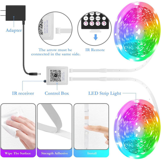 Led_Lights_for_Bedroom_100ft_(2_Rolls_of_50ft)_Music_Sync_Color_Changing,_Bluetooth_RGB_Led_Strip_Lights_with_Remote_and_Smart_App_Control,_for_Room_Lighting_Flexible_Home_Decor