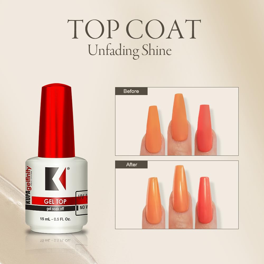 KUPA_GelFinity_-_Soak_Off_Gel_-_Top_Coat_Glossy_Finish_No-Wipe_0.5_Fl_Oz_Nail_Nail_Art_Nail_Care_Nail_Polish_Polish_Cosmetic_Cutics_Manicure