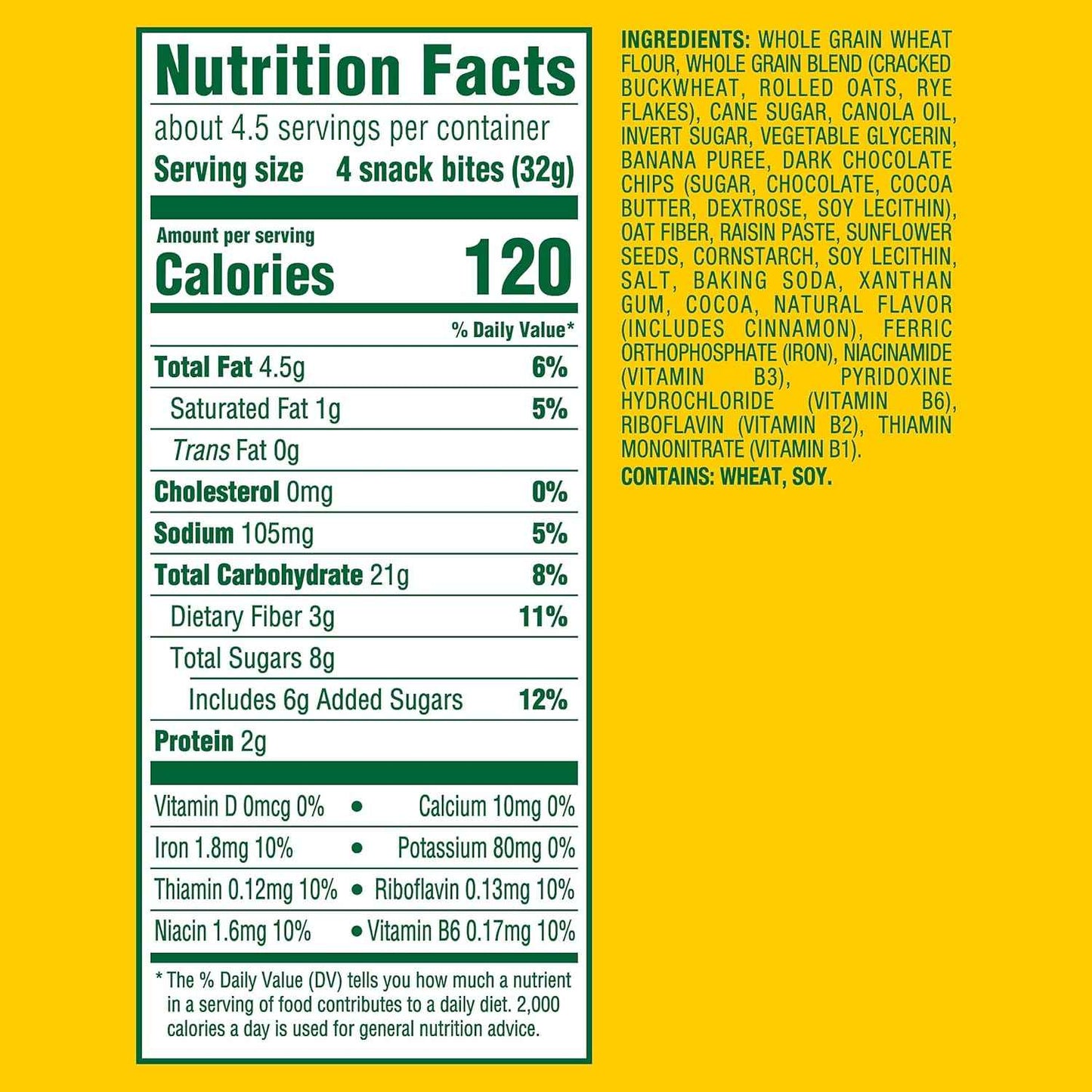 belVita Energy Snack Bites Banana Dark Chocolate – Portable Hiking Trail Snack with Sustained Energy, 5 oz Pouch