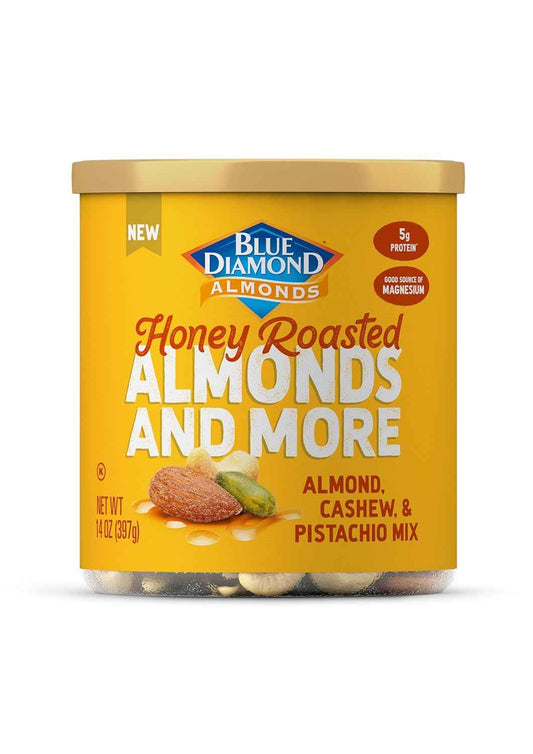 Blue Diamond Almonds Mixed Nuts – Desk Snack for Work From Home Focus and Office Productivity