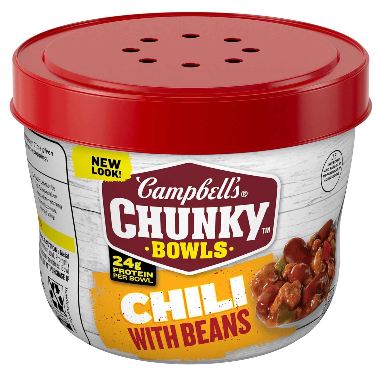 Campbell's Chunky Chili with Beans – Hearty Truck Cab Meal for Long Hauls and Job Sites