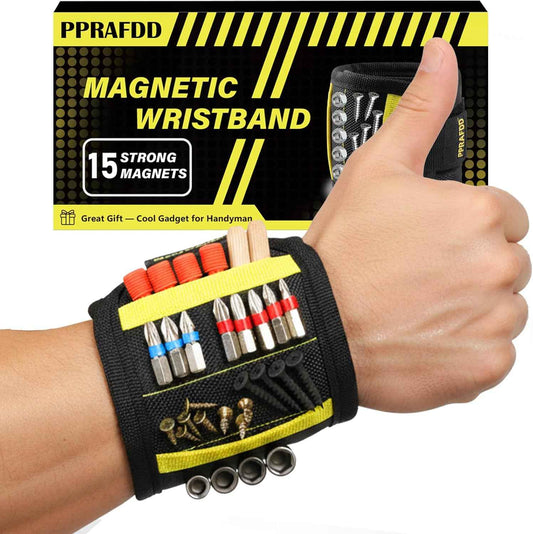 Magnetic Wristband for Holding Screws – Unique Stocking Stuffer Gift for Dad, Husband, and Grandpa Who Has Everything
